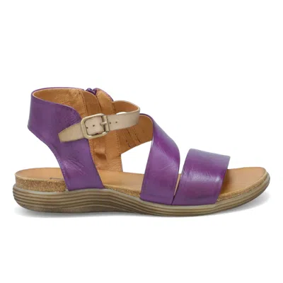 Miz Mooz Meadow Buckle Sandal In Purple