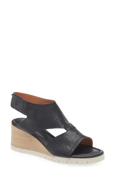 Miz Mooz Meredyth Wedge Sandal In Black