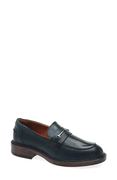 Miz Mooz Monnie Bit Loafer In Blue