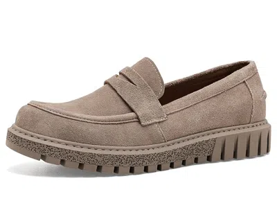Miz Mooz Morelia Women's Flat Shoes Stone Suede: Eu 41 (us Women's 9.5-10) B - Medium In Brown