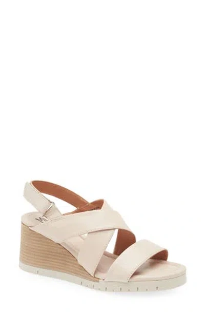 Miz Mooz Morgana Wedge Sandal In Cream