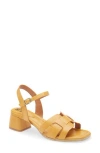 Miz Mooz Oakley Block Heel Sandal In Ochre