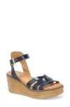Miz Mooz Ozzie Platform Wedge Sandal In Black