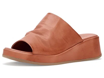 Miz Mooz Patsey Platform Wedge Slide Sandal In Brown