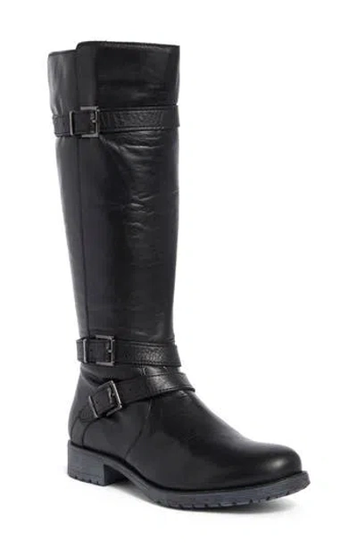 Miz Mooz Payson Tall Leather Boot In Black