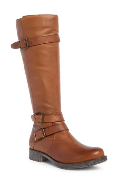 Miz Mooz Payson Tall Leather Boot In Brandy