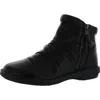 Miz Mooz Pleasant Womens Leather Slouchy Ankle Boots In Black