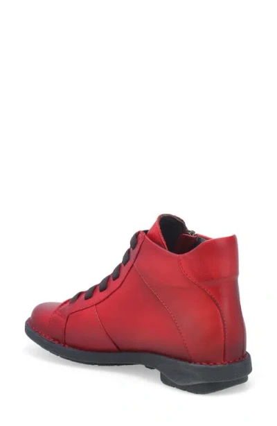 Miz Mooz Preslee Ankle Boot In Red Antique