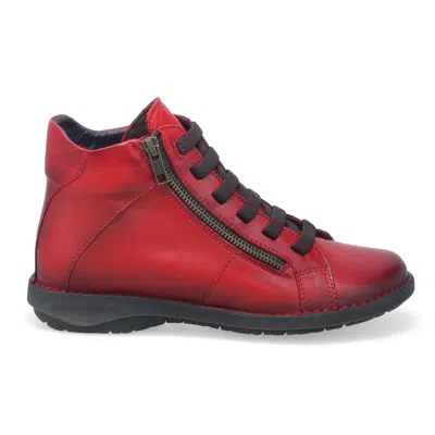 Miz Mooz Preslee Comfort Boot In Red
