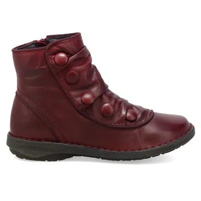 Miz Mooz Pumpkin Ankle Bootie In Burgundy