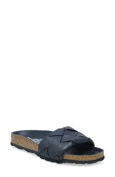 Miz Mooz Rope Braided Slide Sandal In Black