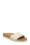 Miz Mooz Rope Braided Slide Sandal In Linen