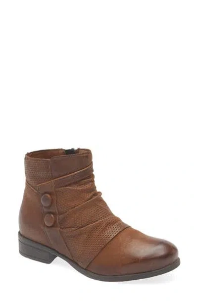 Miz Mooz Sallie Scrunch Leather Boot In Animal Print
