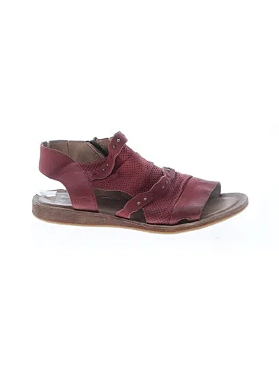 Pre-owned Miz Mooz Sandals In Red