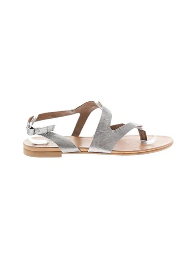 Pre-owned Miz Mooz Sandals In Silver