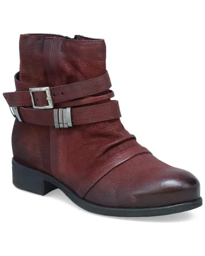 Miz Mooz Scarborough Leather Boot In Red