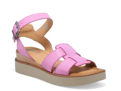 Miz Mooz Shaelan Wedge Sandal In Pink