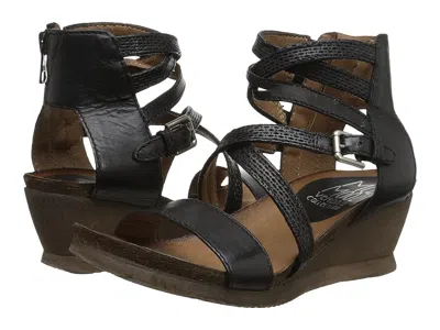 Miz Mooz Shay Women's Wedge Shoes Black: Eu 36 (us Women's 5.5-6) B - Medium