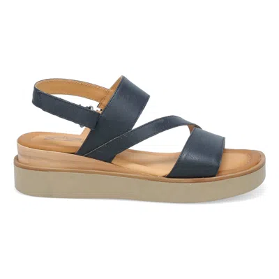 Miz Mooz Shorey Platform Sandal In Blue