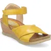 Miz Mooz Sofie Wedge Sandal In Ochre
