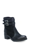 Miz Mooz Stellar Dual Buckle Bootie In Black
