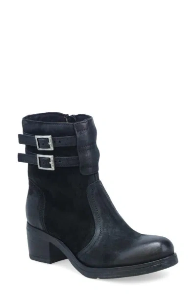Miz Mooz Stellar Dual Buckle Bootie In Black