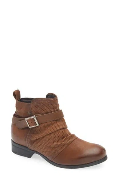 Miz Mooz Suzy Scrunch Leather Boot In Multi