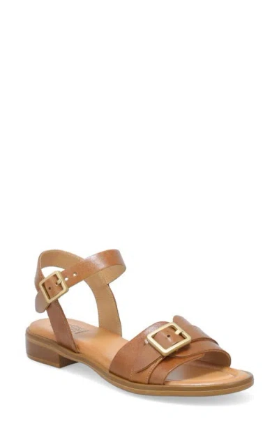 Miz Mooz Symone Ankle Strap Sandal In Brandy
