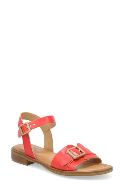 Miz Mooz Symone Ankle Strap Sandal In Coral
