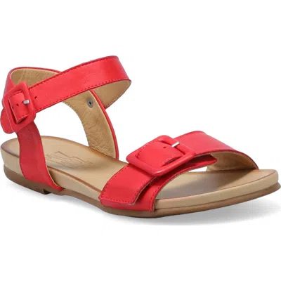 Miz Mooz Tatum Ankle Strap Sandal In Red