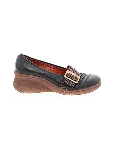Pre-owned Miz Mooz Wedges In Black