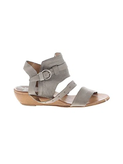 Pre-owned Miz Mooz Wedges In Gray