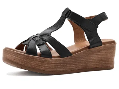Miz Mooz Wilder Wedge Sandals Women's Wedge Shoes Black: Eu 36 (us Women's 5.5-6) B - Medium
