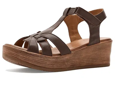 Miz Mooz Wilder Wedge Sandals Women's Wedge Shoes Brown: Eu 36 (us Women's 5.5-6) B - Medium