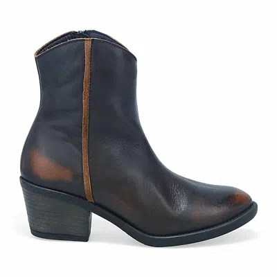Miz Mooz Women's Duarte Boot In Toffee Brown In Blue