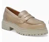 Miz Mooz Womens Legend Loafer In Beige Burnished In Neutral