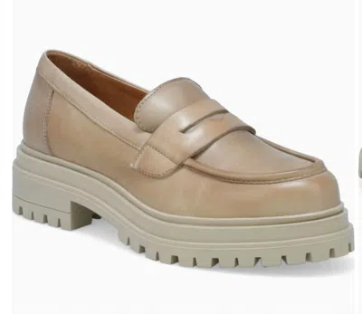 Miz Mooz Womens Legend Loafer In Beige Burnished In Neutral