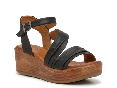 Miz Mooz Wynn Wedge Sandal In Black