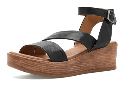 Miz Mooz Wynter Wedge Sandals Women's Wedge Shoes Black: Eu 39 (us Women's 8.5-9) B - Medium In Multi