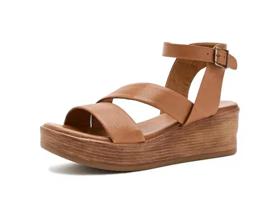 Miz Mooz Wynter Wedge Sandals Women's Wedge Shoes Brandy: Eu 40 (us Women's 9-9.5) B - Medium In Brown
