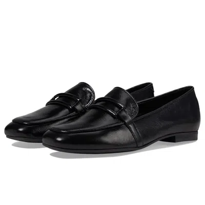 Miz Mooz Ziya Flats Women's 5.5-6 B Black Leather Slip On Loafers Htat1106 In Multi