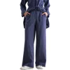 Mizalle Light Weight Elastic Trousers In Purple