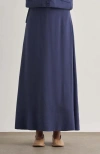 Mizalle Maxi Skirt In Blue