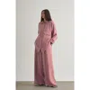 Mizalle Wide-leg Pants In Pink