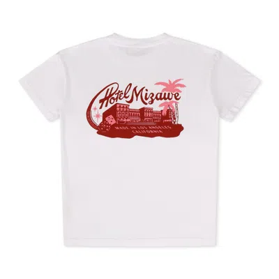 Mizawe Men's White Hotel  T-shirt