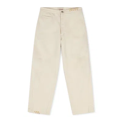 Mizawe White Berlin Pants