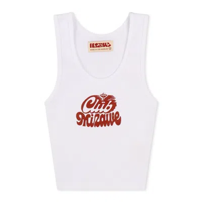 Mizawe Women's White Club  Tank