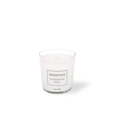 Mizensir Pivoine Du Matin Scented Candle In White
