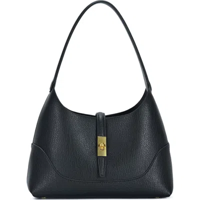 Miztique Buckle Shoulder Bag In Black