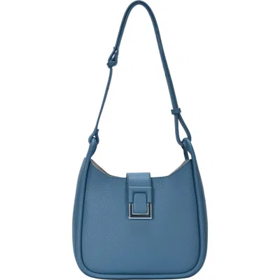 Miztique D-ring Buckle Hobo Shoulder Bag In Blue